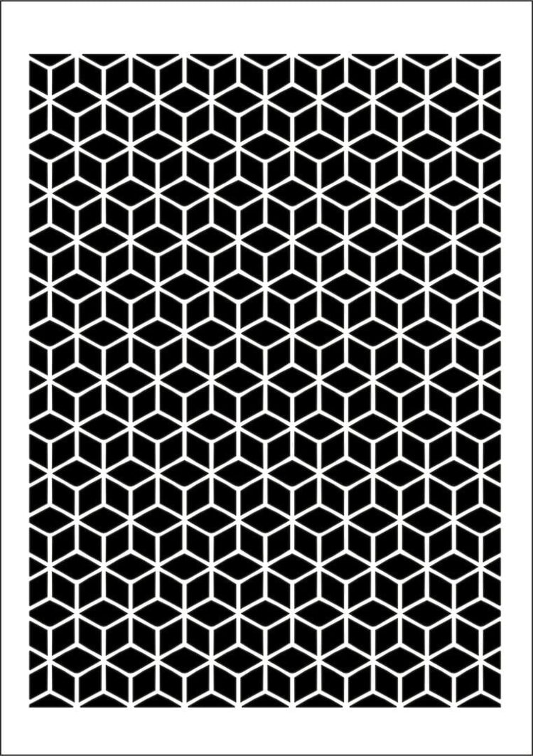 DAILY ART UNIVERSAL TEMPLATE A5 TINY RHOMBUS GRID DA17ST0182 - Image 1