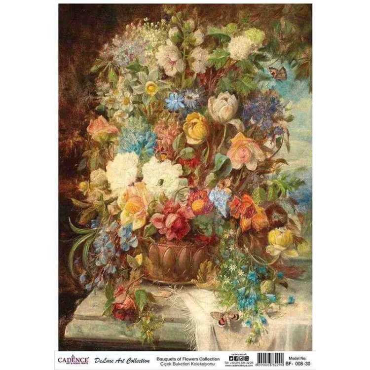 CADENCE DECOUPAGE RICE PAPER A3 - BF-008-30 - Image 1