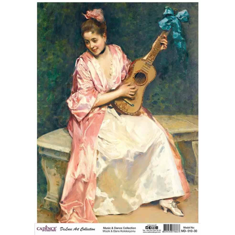 cadence-deluxe-art-pirinc-md-010 CADENCE DECOUPAGE RICE PAPER A3 - MD-010-30 - Image 1