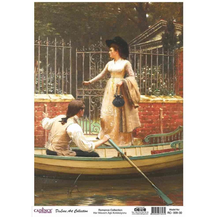 CADENCE DECOUPAGE RICE PAPER A3 - RC-009-30 - Image 1