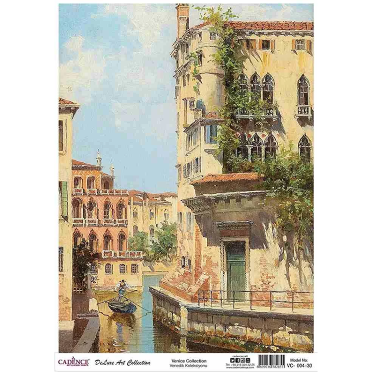 cadence-deluxe-art-pirinc-vc-004 CADENCE DECOUPAGE RICE PAPER A3 - VC-004-30 - Image 1