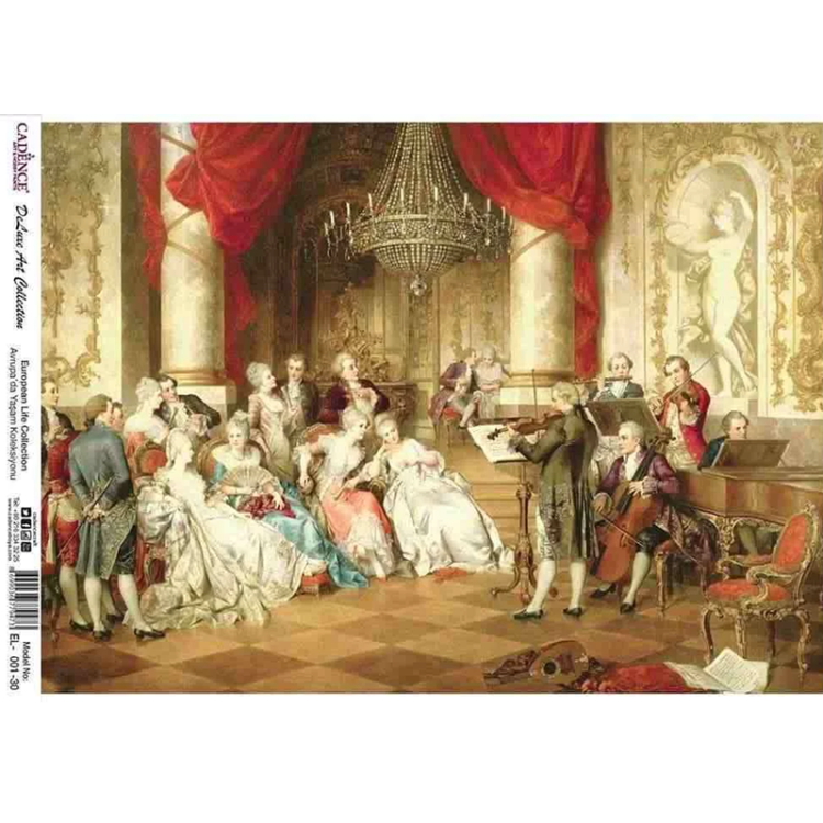 CADENCE DECOUPAGE RICE PAPER A3 - EL-001-30 - Image 1