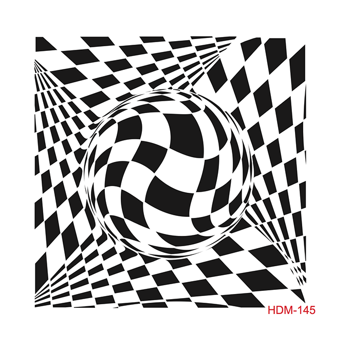 hdm145-home-decor-midi-stencil CADENCE UNIVERSAL TEMPLATE 25/25CM. - HDM-145 - Image 1