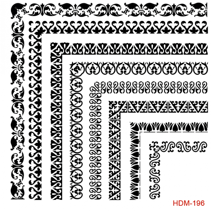 hdm196-home-dekor-midi-stencil CADENCE UNIVERSAL TEMPLATE 25/25CM. - HDM-196 - Image 1