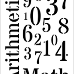 DAILY ART UNIVERSAL TEMPLATE A5 NUMBERS DA17ST0302