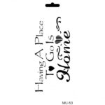 CADENCE UNIVERSAL TEMPLATE 10/25CM. - MU-53
