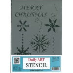 DAILY ART UNIVERSAL TEMPLATE A5 CHRISTMAS #1 DA17ST0154