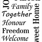 DAILY ART UNIVERSAL TEMPLATE A5 HAPPY WORDS DA17ST0309