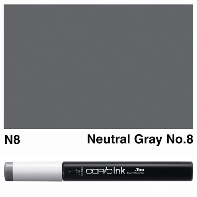 COPIC INK 12 ML - N-8 - Image 1