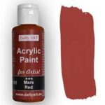 DAILY ART ACRYLIC PAINT FOR ARTIST 50 ML - MARS RED DA19101161