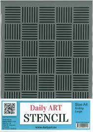 index111 DAILY ART UNIVERSAL PATTERN A4 KNITTING LARGE DA17ST0204 - Image 1