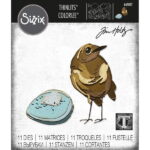 SIZZIX THINLITS CUT DIES -BIRD & EGG, COLORIZE
