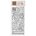 STAMPERIA MEDIA STENCIL - TEMPLATE 12 X 25 CM - KSTDL66