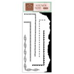 STAMPERIA MEDIA STENCIL - TEMPLATE 12 X 25 CM - KSTDL63