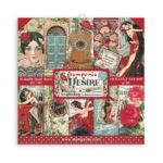 STAMPERIA BLOCK DESIGNER PAPER 15.2/15.2 CM - SBBXS21