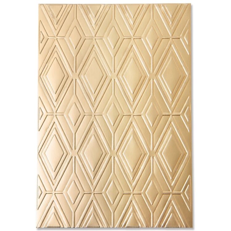 SIZZIX FOLDERS FOR EMBOSSING 3D - RHOMBUS PATTERN - Image 1