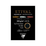 CLAIREFONTAINE SKETCHBOOK ETIVAL BLACK A4, 300 G 15 L
