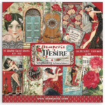 STAMPERIA BLOCK DESIGNER PAPER 20.3/20.3 CM - SBBS66