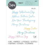 SIZZIX THINLITS CUTTING DIES -ALL OCCASIONS