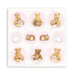 STAMPERIA BABYDREAM PINK PAPER BLOCK 30.5/30.5CM - SBBL107 - Image 2
