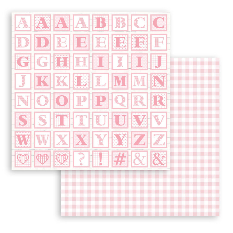 STAMPERIA BABYDREAM PINK PAPER BLOCK 30.5/30.5CM - SBBL107 - Image 9