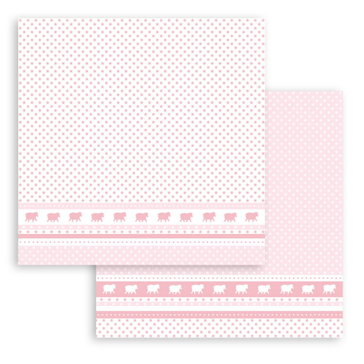 STAMPERIA BABYDREAM PINK PAPER BLOCK 30.5/30.5CM - SBBL107 - Image 15