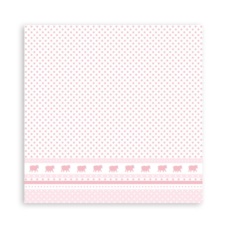 STAMPERIA BABYDREAM PINK PAPER BLOCK 30.5/30.5CM - SBBL107 - Image 16