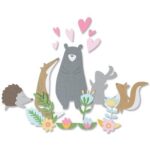 SIZZIX THINLITS CUT PUNCHES -QUIRKY ANIMALS
