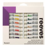 REEVES WATER-SOLUBLE OIL PAINTS 18 CV X 10 ML-8191004
