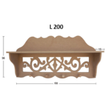 NEWART MDF HANGER 68/15/36 - L 200
