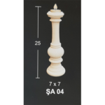 NEWART CANDLESTICK FOR DECORATION H: 25 CM. - SA 04