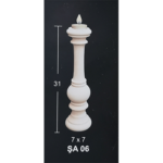 NEWART CANDLESTICK FOR DECORATION H: 31 CM. - SA 06