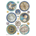 STAMPERIA COSMOS INFINITY DECOUPAGE PAPER A4 - DFSA4731