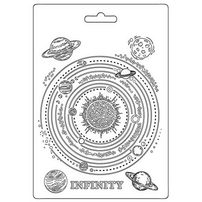K3PTA5632 STAMPERIA COSMOS INFINITY MOULD A5 K3PTA5632 - Image 1