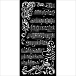 STAMPERIA MEDIA STENCIL - TEMPLATE 12 X 25 CM - KSTDL67