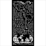 STAMPERIA MEDIA STENCIL - TEMPLATE 12 X 25 CM - KSTDL68