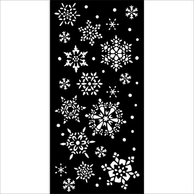 KSTDL71_1 STAMPERIA MEDIA STENCIL - TEMPLATE 12 X 25 CM - KSTDL71 - Image 1