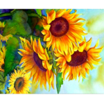 NEWART SET FOR PAINTING BY NUMBERS 50/40CM. - W6909