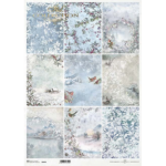 ITD COLLECTION DECOUPAGE RICE PAPER A3 - R0890L