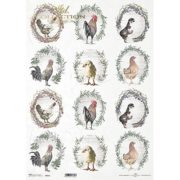 ITD COLLECTION DECOUPAGE RICE PAPER A3 - R0895L