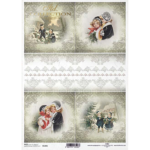 ITD COLLECTION DECOUPAGE RICE PAPER A4 - R1306