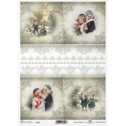 ITD COLLECTION DECOUPAGE RICE PAPER A4 - R1306