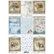 ITD COLLECTION DECOUPAGE RICE PAPER A4 - R2040