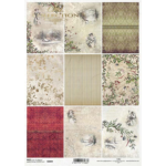 ITD COLLECTION DECOUPAGE RICE PAPER A4 - R2049
