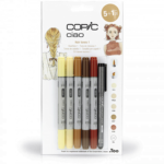 COPIC CIAO SET - 5+1 HAIR TONES 1