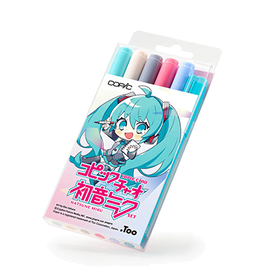 nz COPIC CIAO КОМПЛЕКТ - 5+1 HATSUNE MIKU SET - Image 1