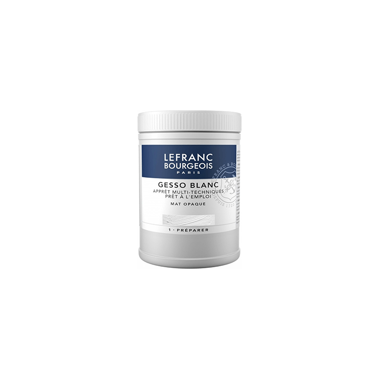 L&B GESSO BLANC MAT OPAQUE 500ML. - Image 1