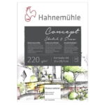 HAHNEMUHLE SKETCHBOOK CONCEPT SKETCH & DRAW 220 GSM, A4, 20 L