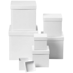 CREATIV SQUARE CARDBOARD BOX FOR DECORATION 23/23 CM