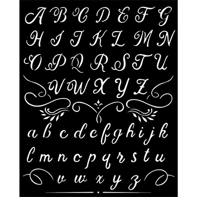 KSTD060 STAMPERIA MEDIA STENCIL - TEMPLATE 20 X 25 CM - KSTD060 - Image 1